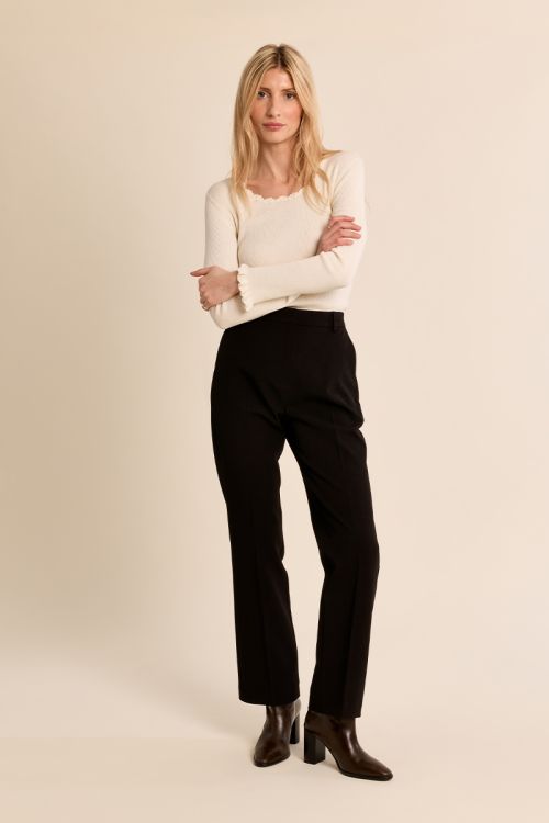 Pantalon tailleur droit