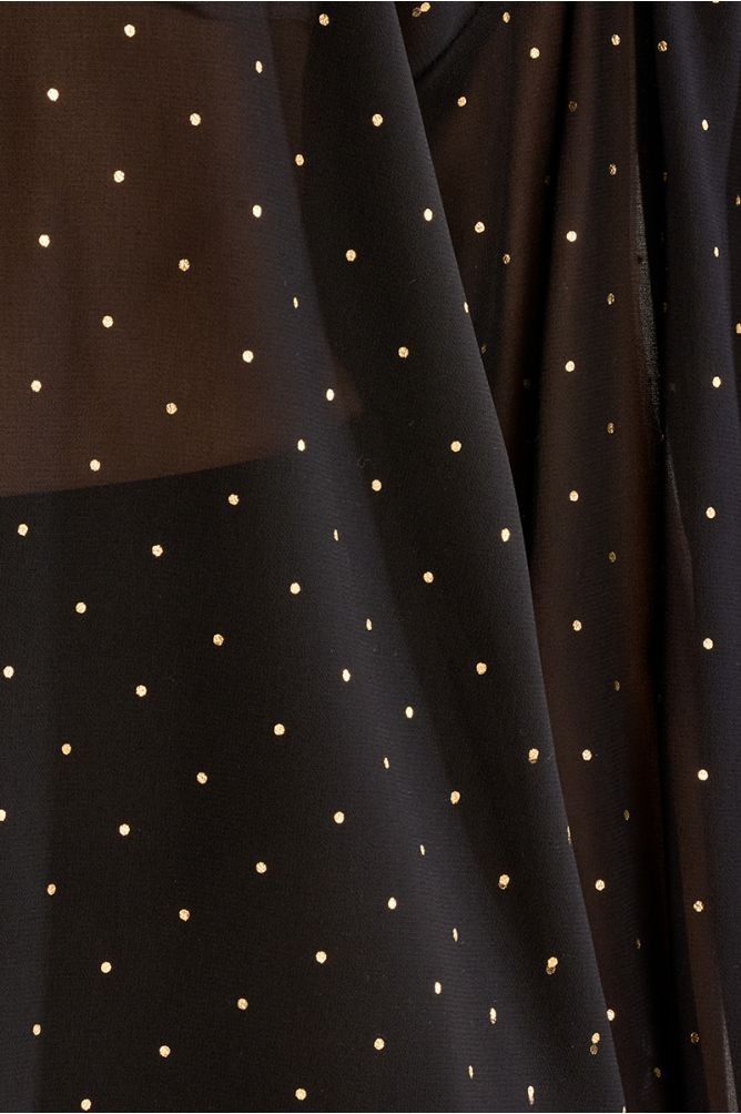 Camisa de manga larga detalle lunares