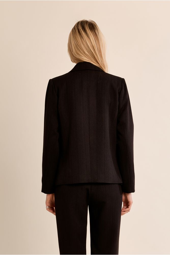 Blazer con cuello solapa 
