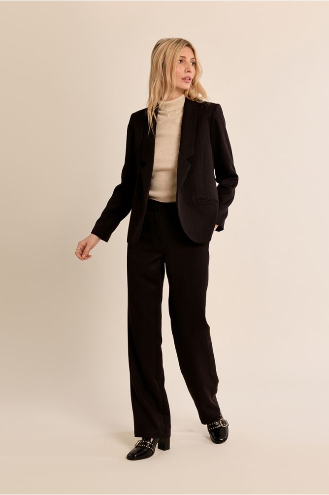Blazer con cuello solapa 