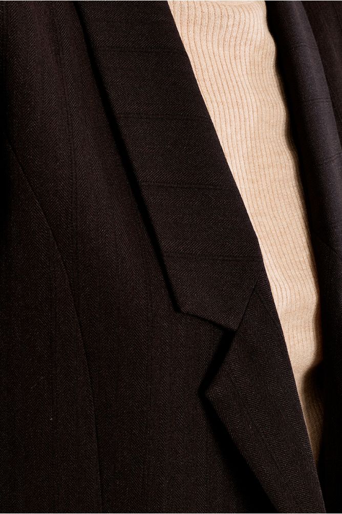 Blazer droit col tailleur