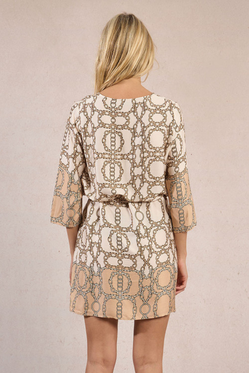 Short dress, printed