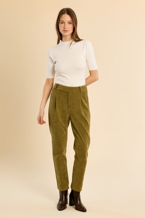 Pantalón tobillero de micropana