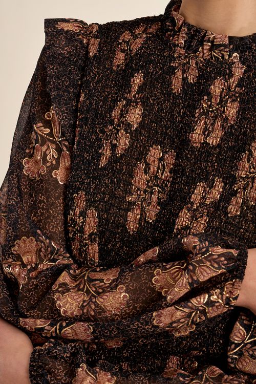Top de manga larga con estampado