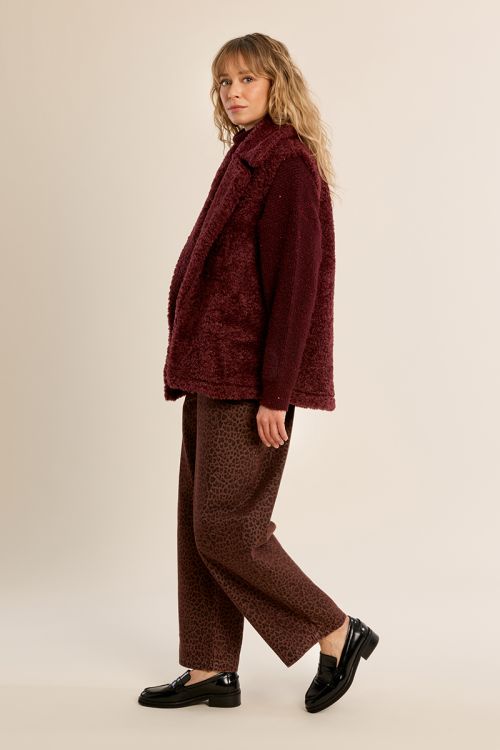 Fur-effect vest