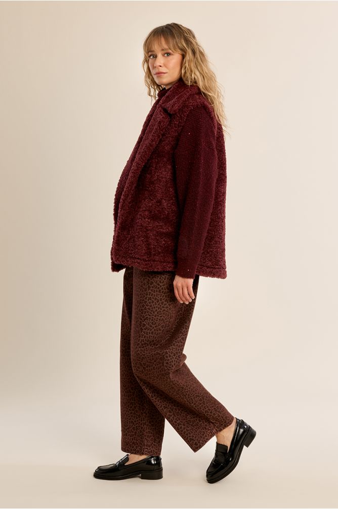 Gilet smanicato effetto pelliccia - Molly Bracken