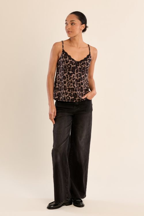 Leopard print camisole