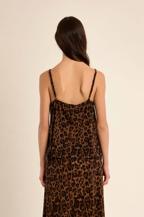 Leopard print camisole