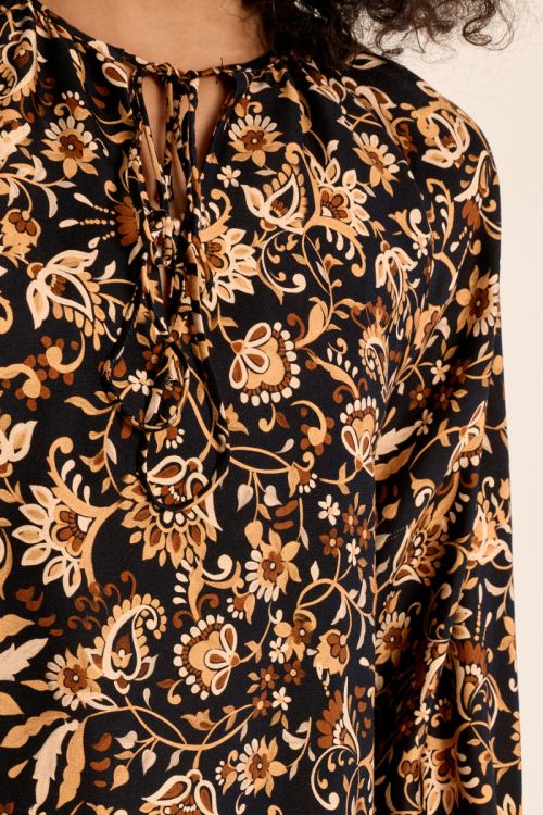 Blusa de manga larga con estampado