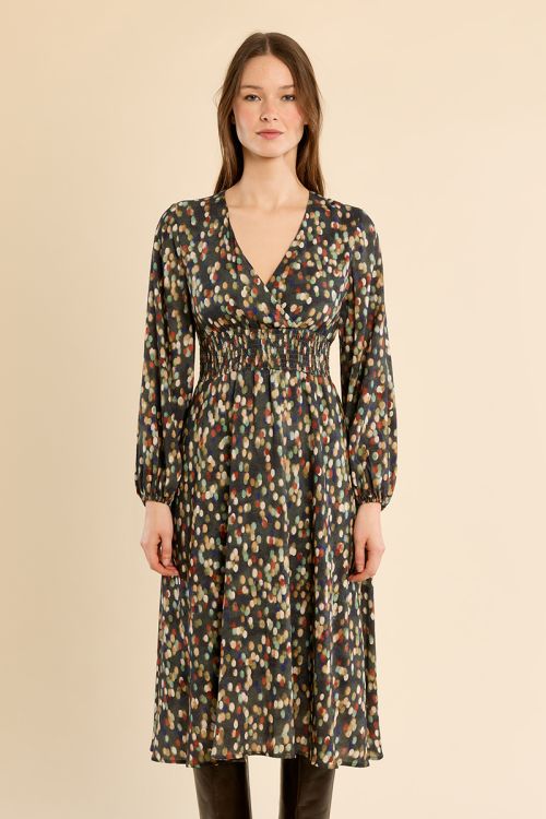 Long printed dress