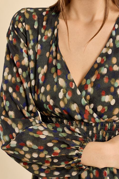 Long printed dress
