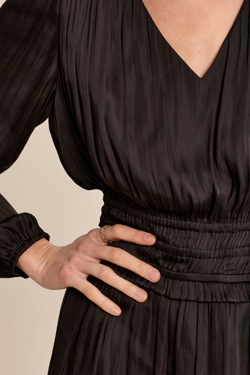 Short satin dress