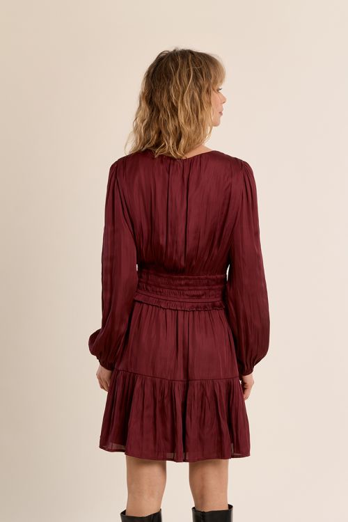 Short satin dress