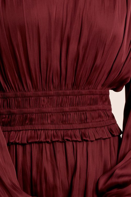 Short satin dress