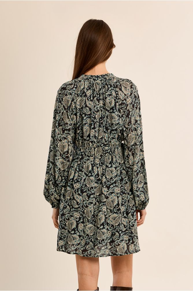 Robe imprimée cachemire