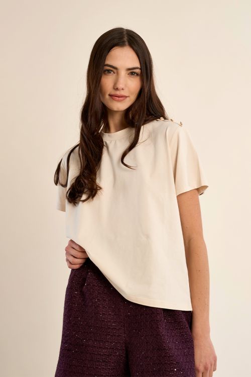 T-shirt crop in cotone - Molly Bracken