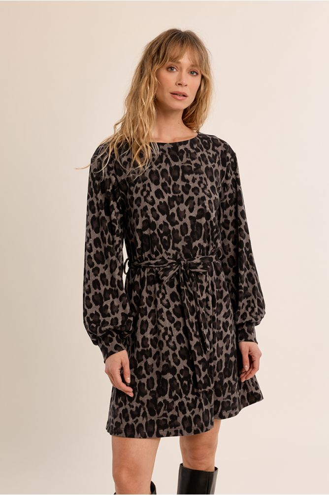 Leopard print dress