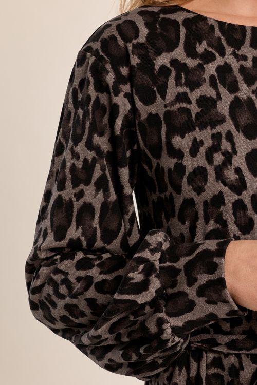 Robe imprimée léopard