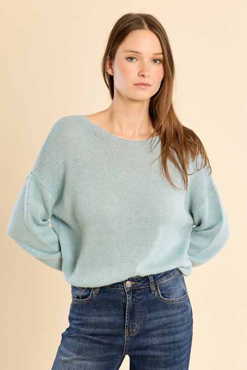 Jersey de manga larga corte recto