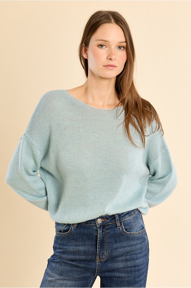 Jersey de manga larga corte recto