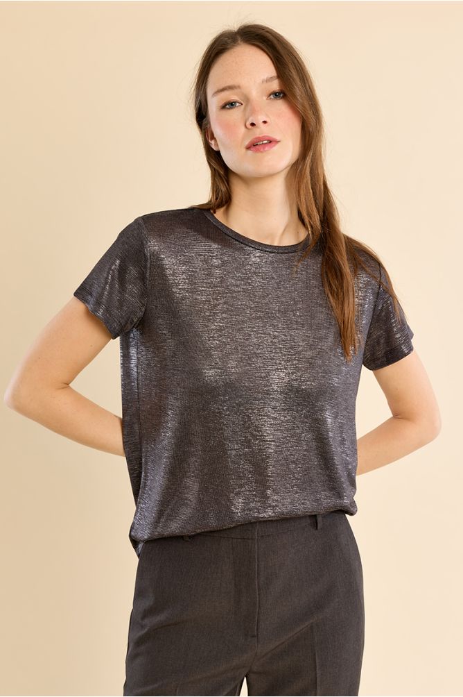 T-shirt métallisé