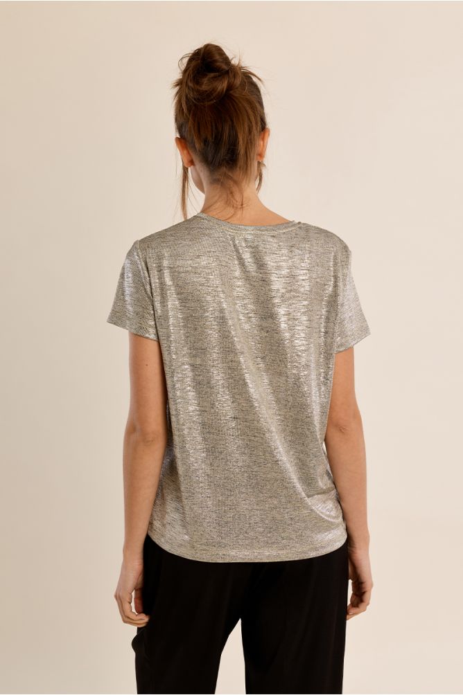 T-shirt métallisé