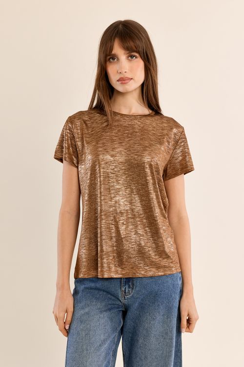 T-shirt métallisé