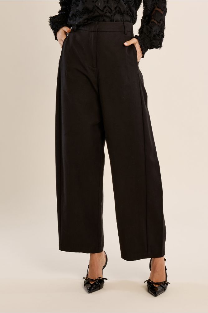 Pantalon large à pinces