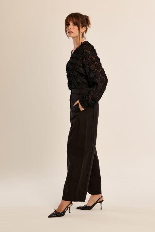 Pantalon large à pinces