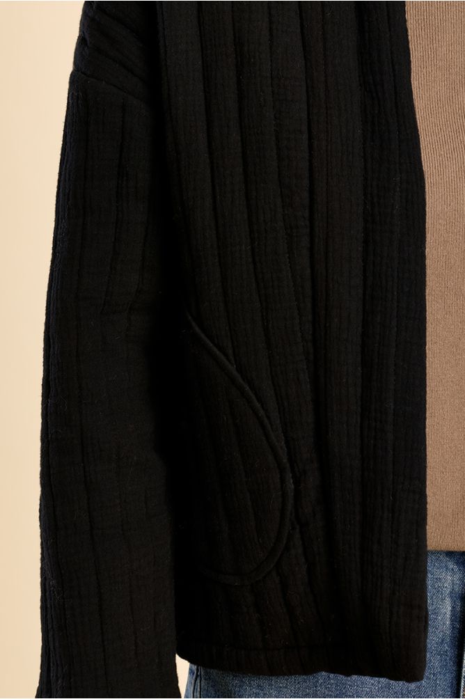 Chaqueta de manga larga motivo rayas