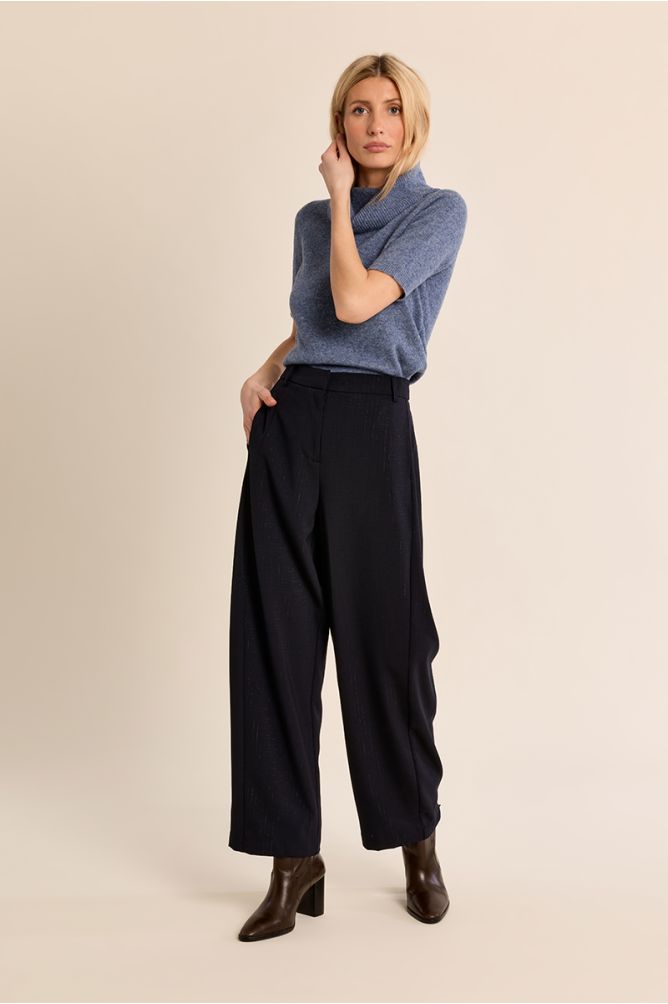 Pantalon tailleur barrel
