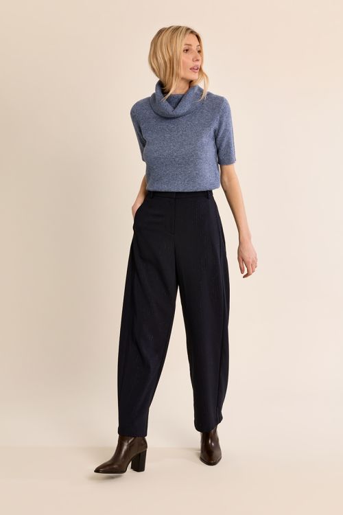 Barrel suit trousers