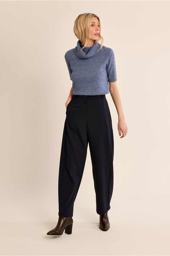 Barrel suit trousers
