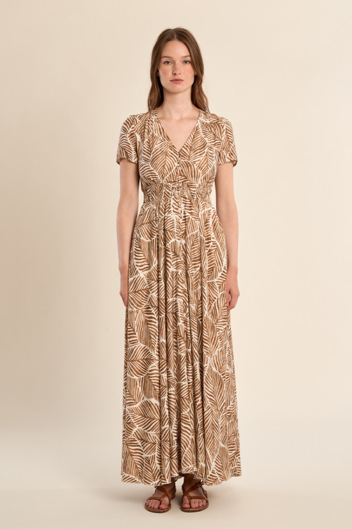 Maxi dress, printed