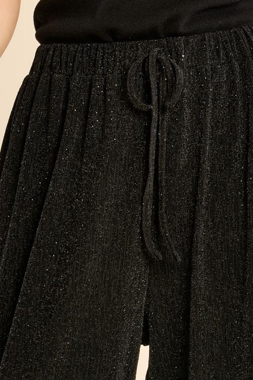 Pantalon évasé, à paillettes