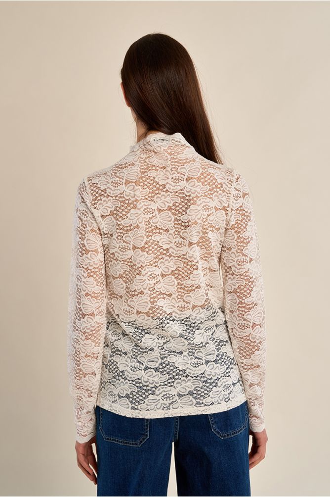 Sous-pull en dentelle