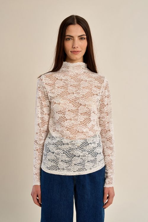 Sous-pull en dentelle