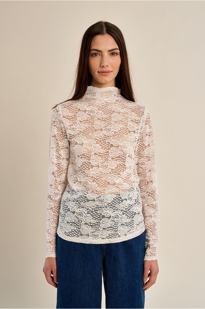 Sous-pull en dentelle