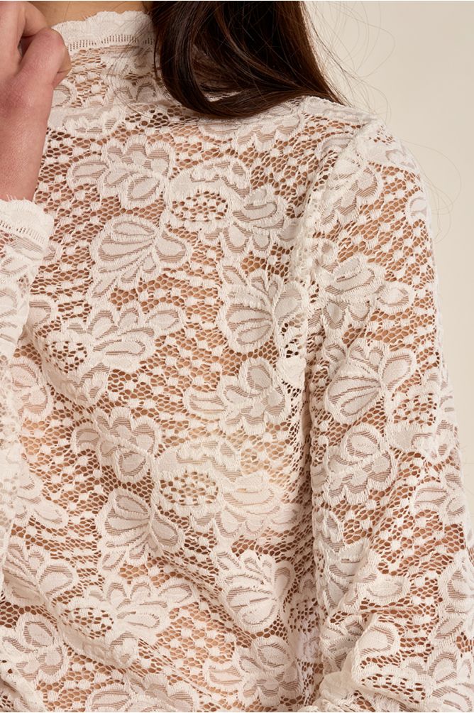 Sous-pull en dentelle