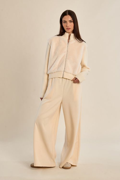 Flared jogger pants