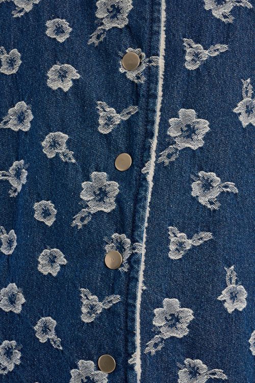 Chaleco vaquero con estampado