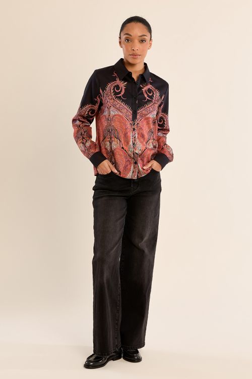Camisa de manga larga con estampado