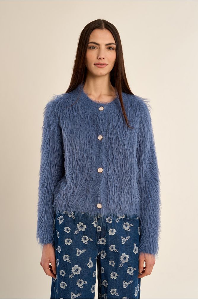Gilet texturé