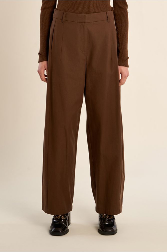 Pantalon large à pinces