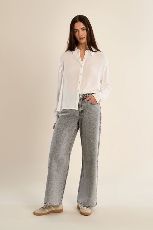 Chemise droite et fluide