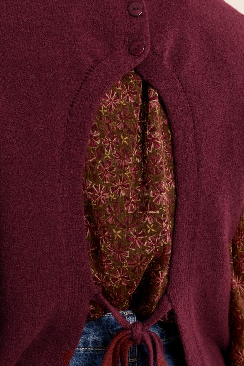 Pull sans manches, dos nu