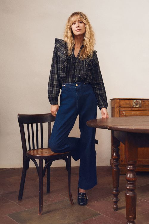Jeans svasati con dettaglio fibbia - Molly Bracken