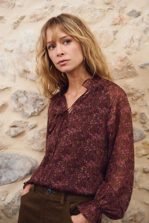 Semi-sheer short shirt