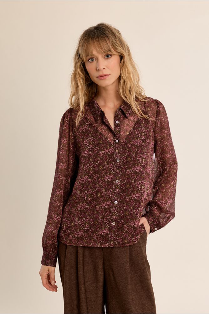 Camisa de manga larga con estampado
