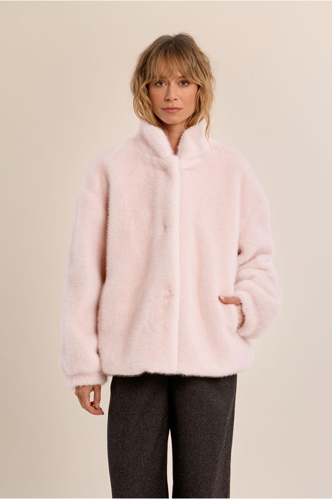 Imitation fur jacket